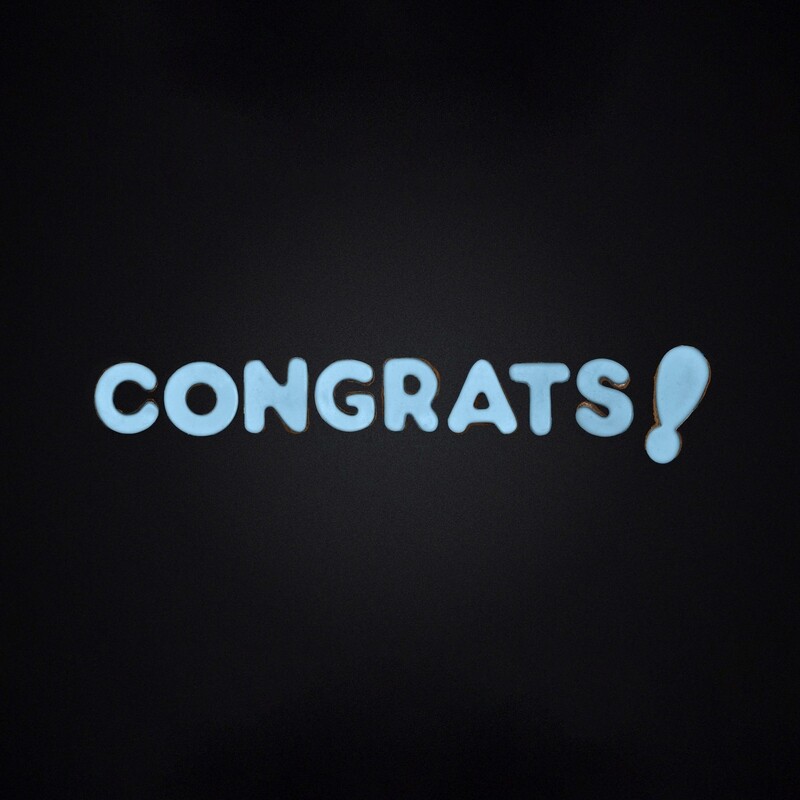 CONGRATS - BABY GUMMY BLUE