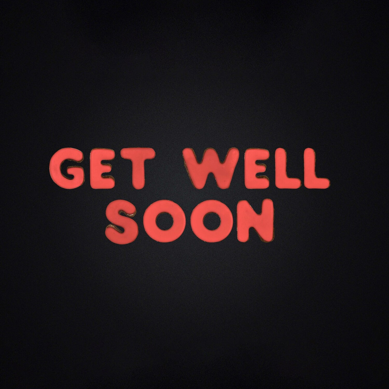 GET WELL SOON - STRAWBERRY RED