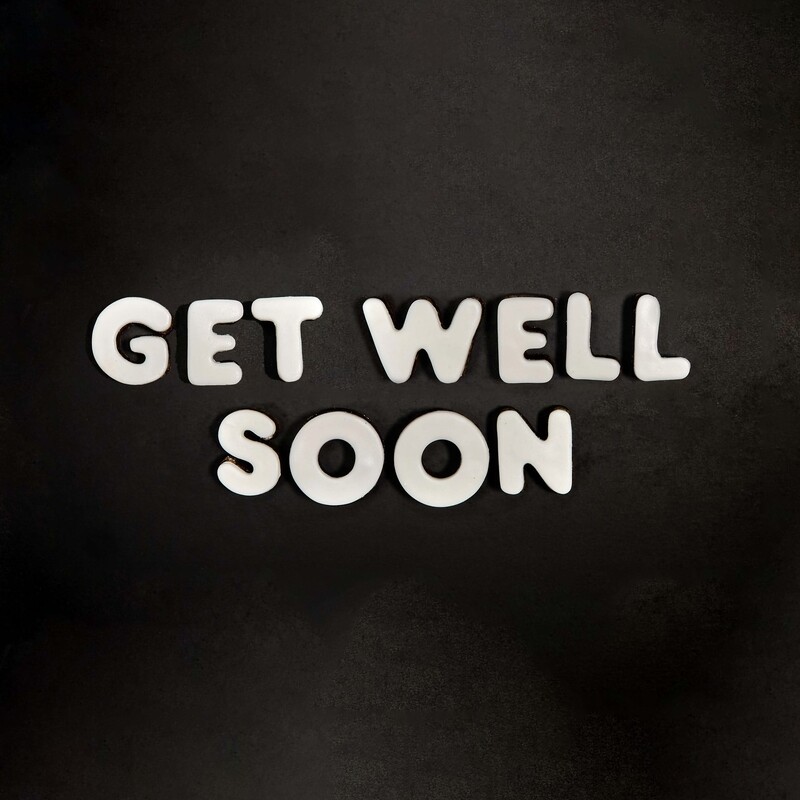 GET WELL SOON - WHITE CHOCOLATE