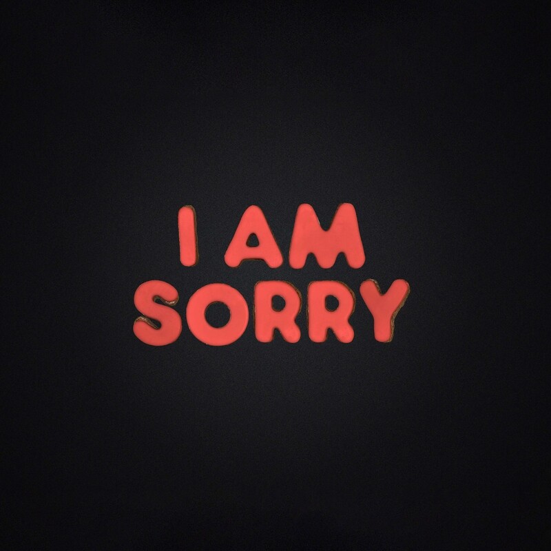 I AM SORRY - STRAWBERRY RED