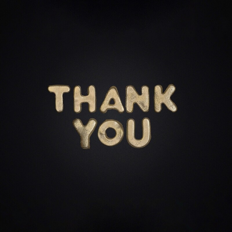 THANK YOU - GOLD