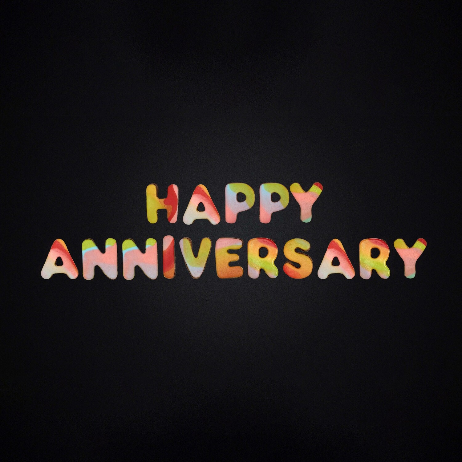 HAPPY ANNIVERSARY - RAINBOW
