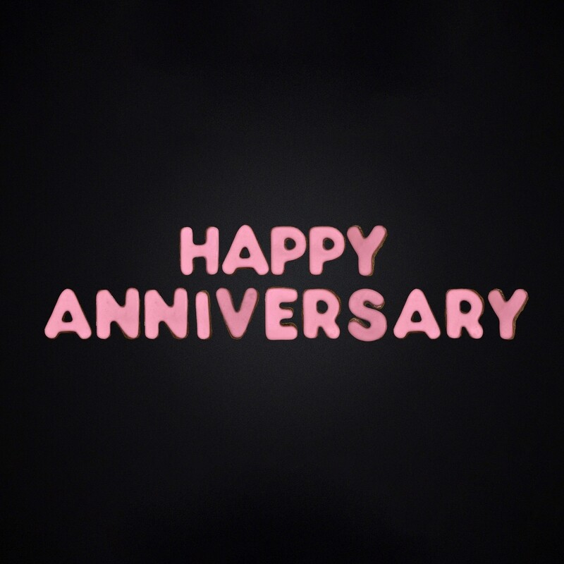 HAPPY ANNIVERSARY - PINK