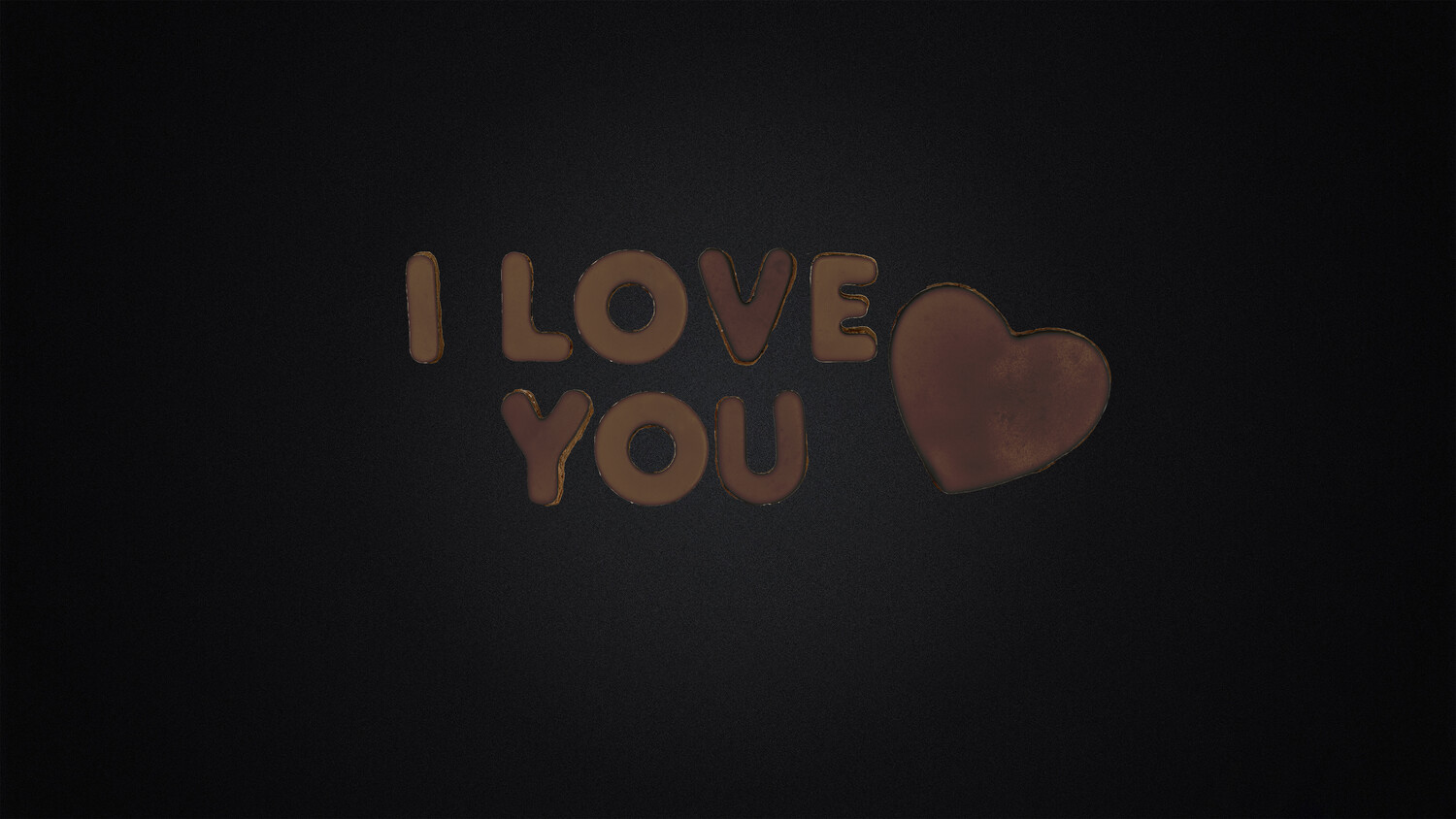 I LOVE YOU - CHOCOLATE