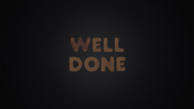 WELL DONE - CHOCOLATE