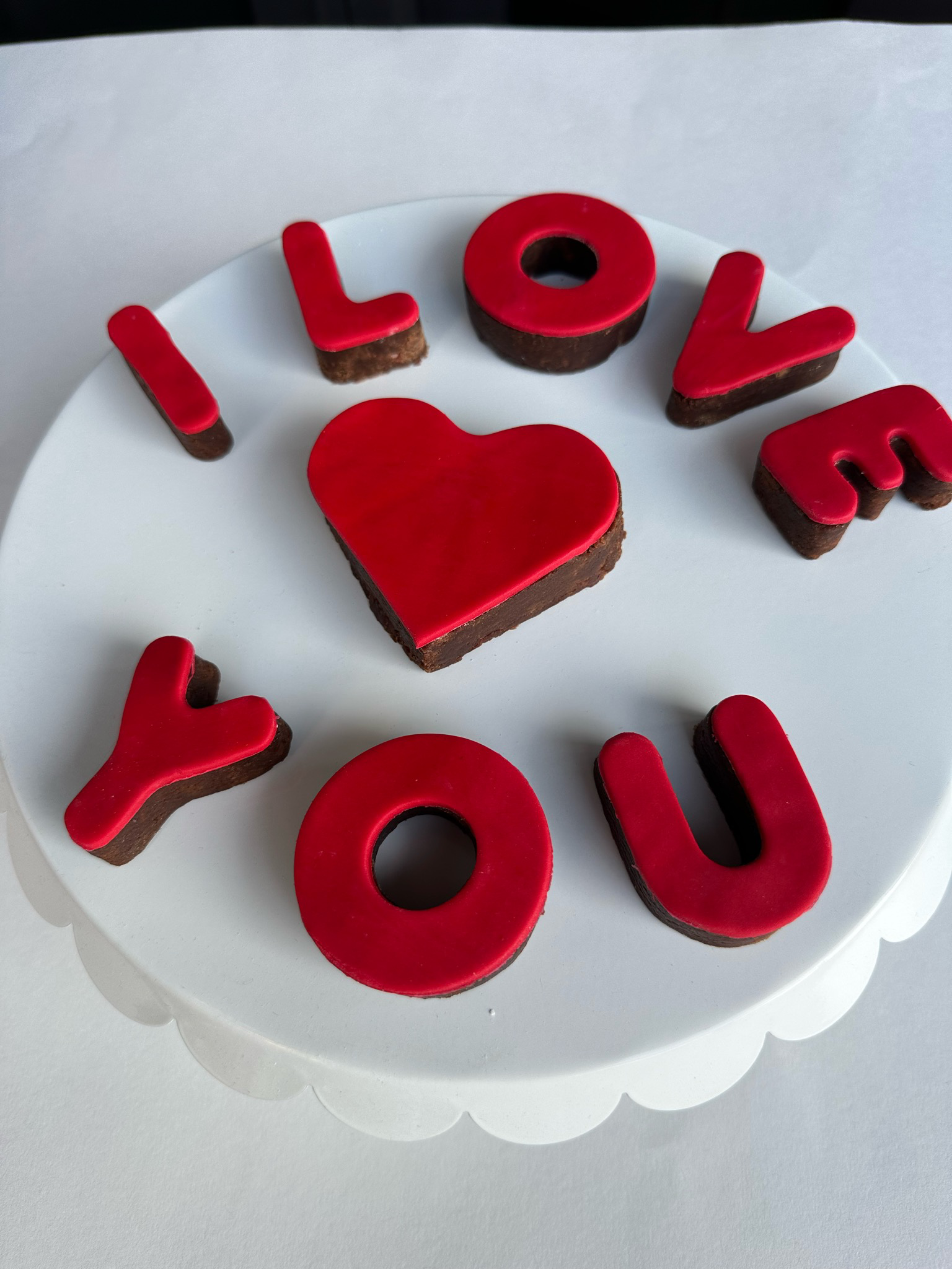 I LOVE YOU - STRAWBERRY RED