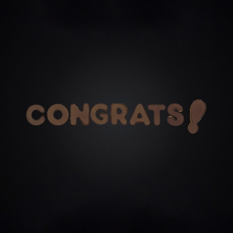 CONGRATS - CHOCOLATE