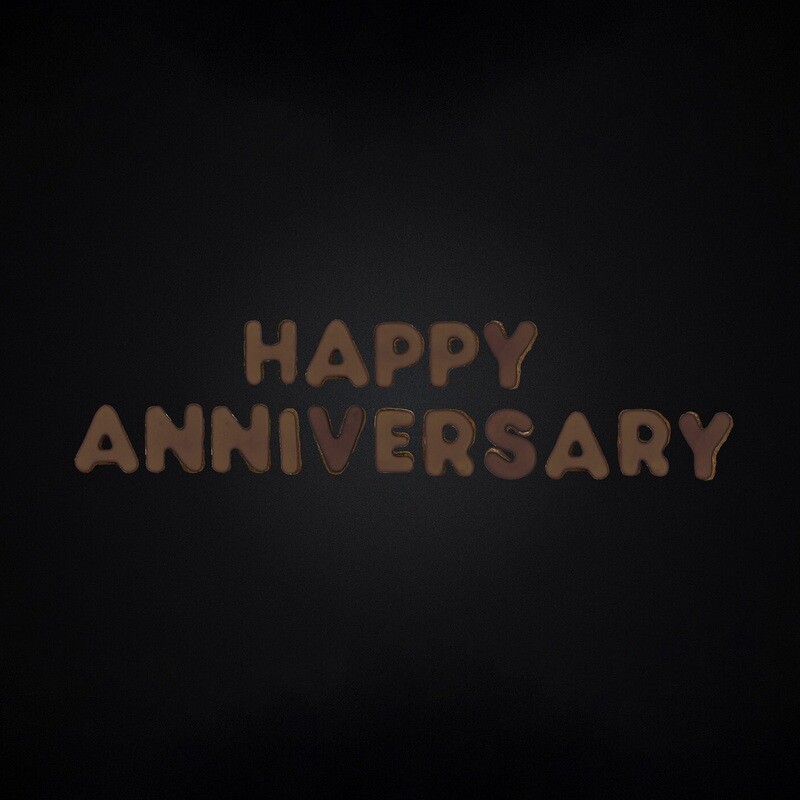 HAPPY ANNIVERSARY - CHOCOLATE