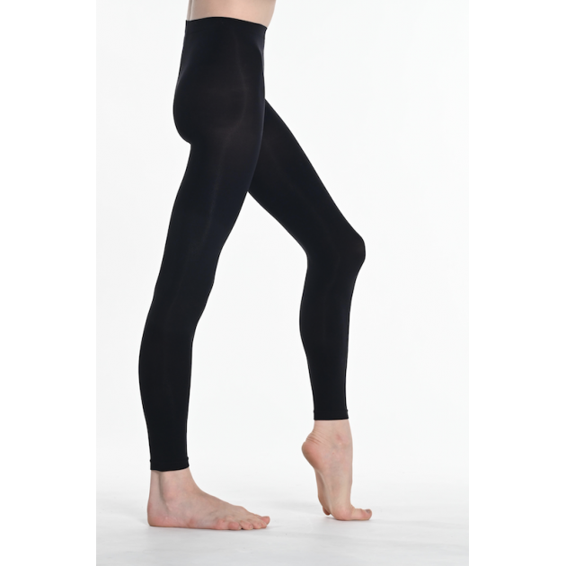 Collants sans pieds noirs