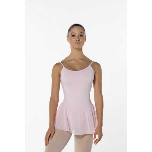 Justaucorps rose avec jupette