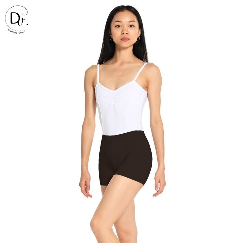 Short noir en viscose
