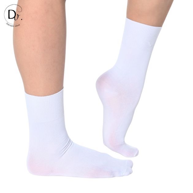 Collants chaussettes blanches