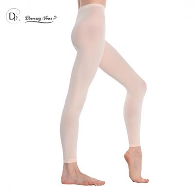 Collants sans pieds saumon