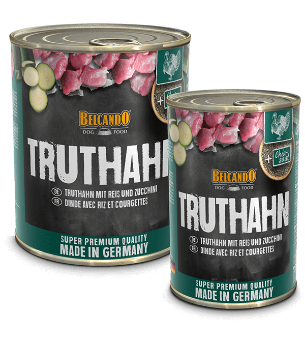 BELCANDO® Truthahn mit Reis & Zucchini, 6x 400g