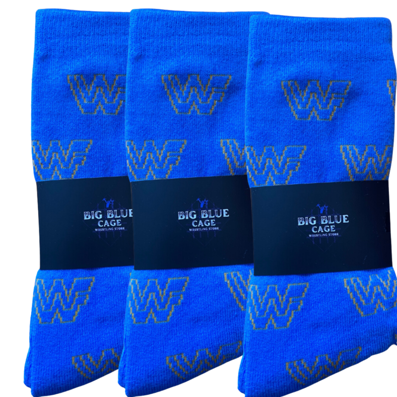 WWF logo blue socks - 3 pairs