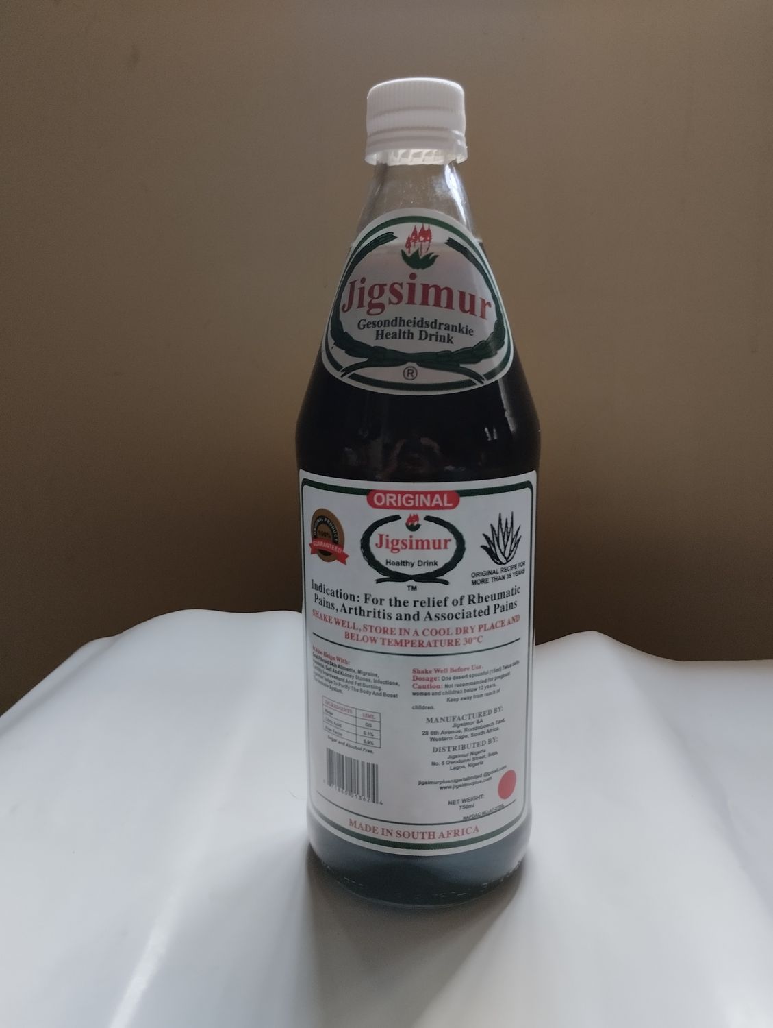 JIGSIMUR HERBAL 1 BOTTLE 750ml