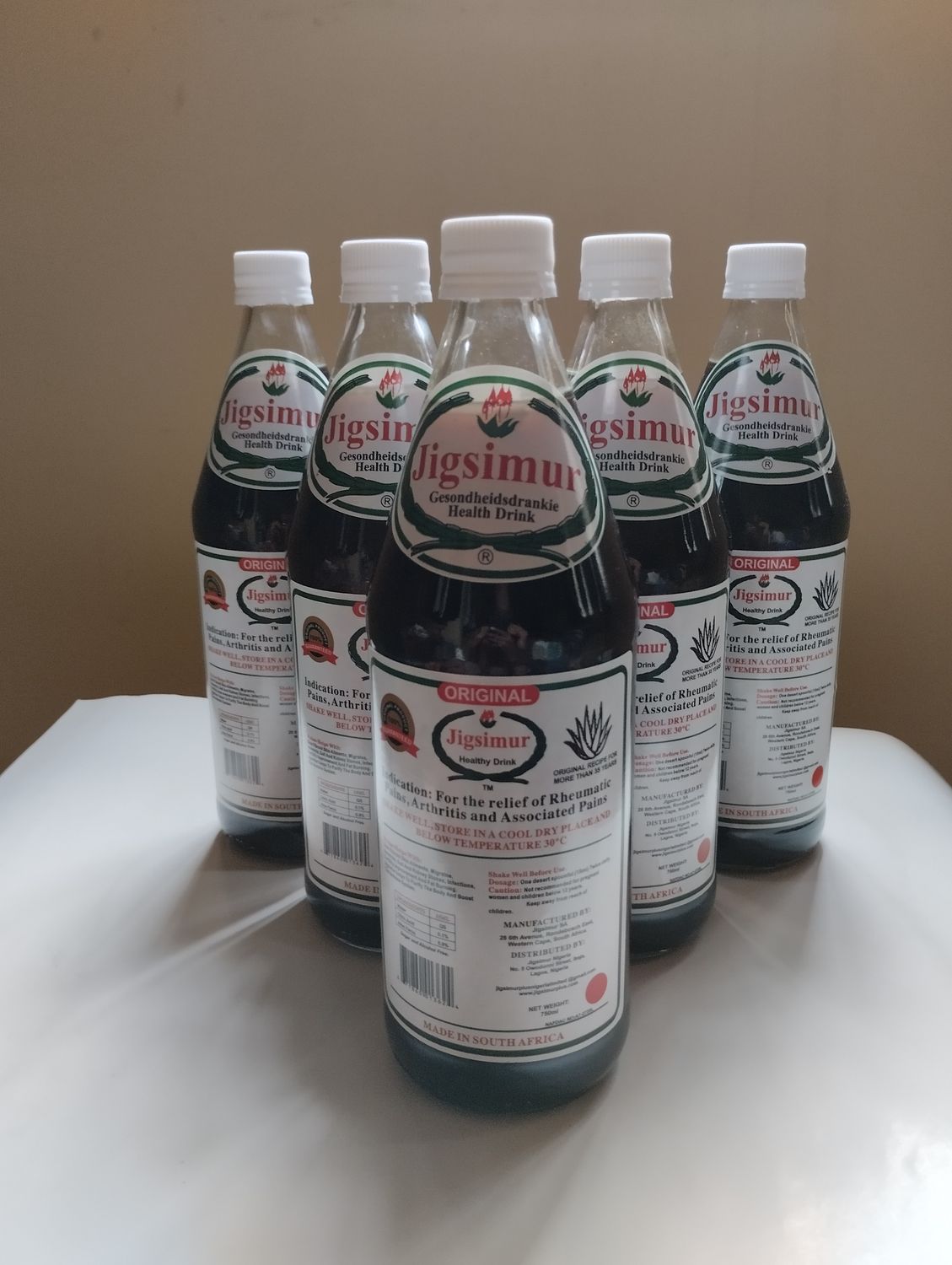 JIGSIMUR HERBAL  5 BIG BOTTLES