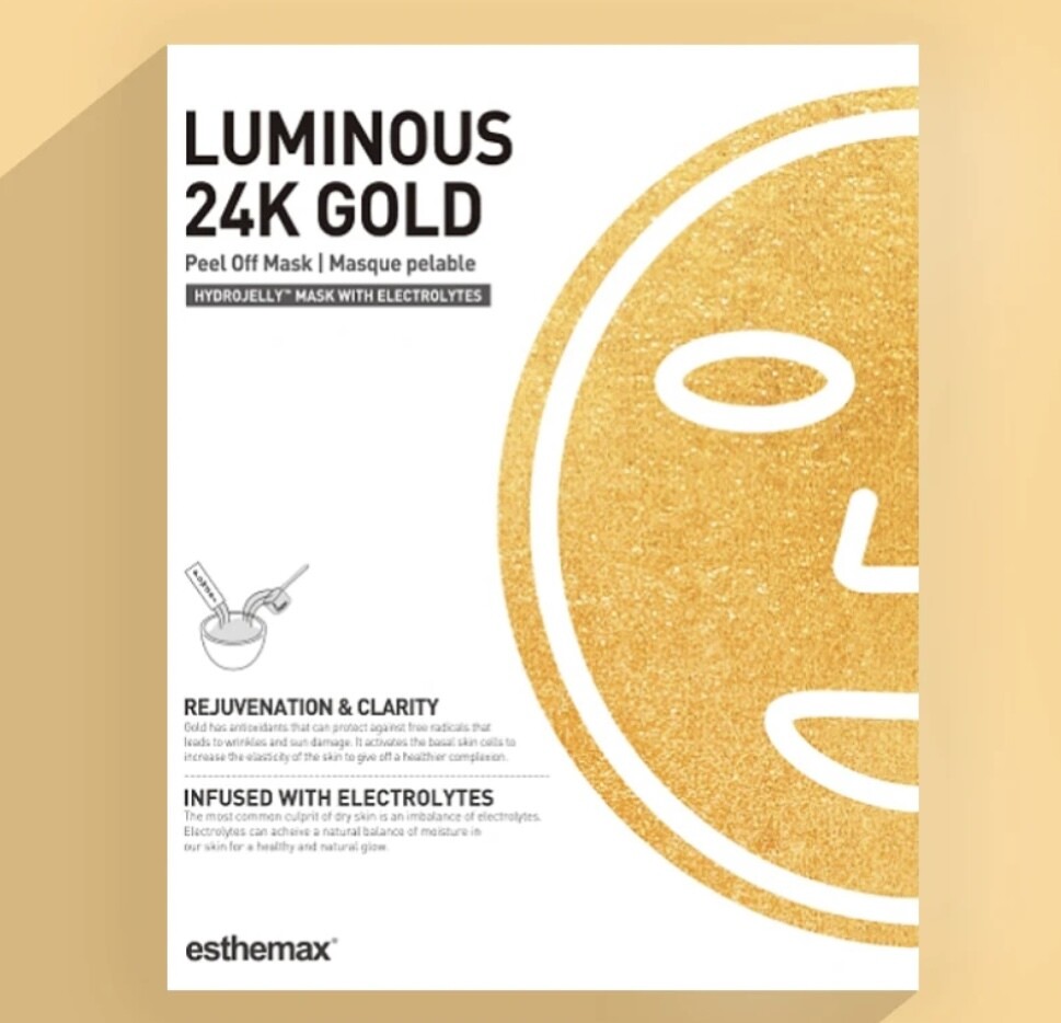 Esthemax Hydrojelly mask- Luminous 24k Gold