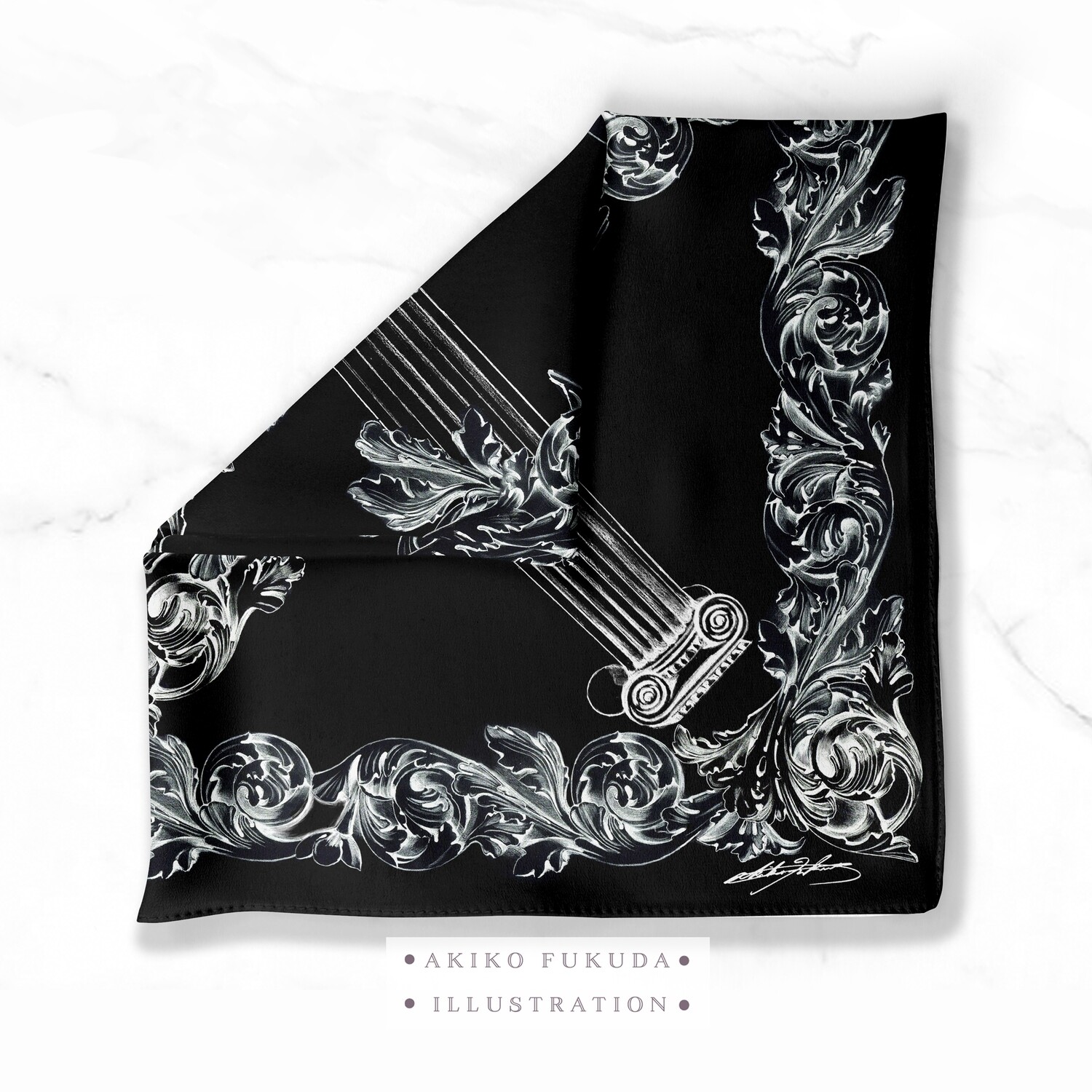 Acanthus Silk Scarf
