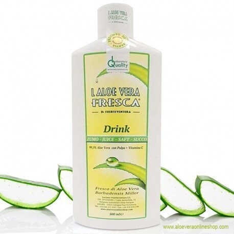Succo di Aloe Vera Fresca 99,5% 500ml