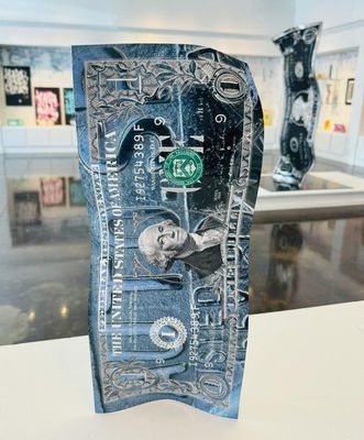 Karl Lagasse (1981) - One Dollar Public sign