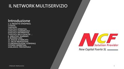 IL NETWORK MULTISERVIZIO 2025