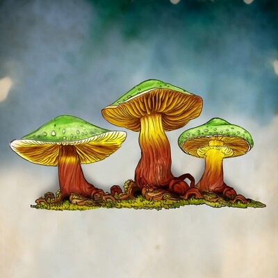 Die drei magischen Riesenpilze | Fantasy Forest | Tabletop