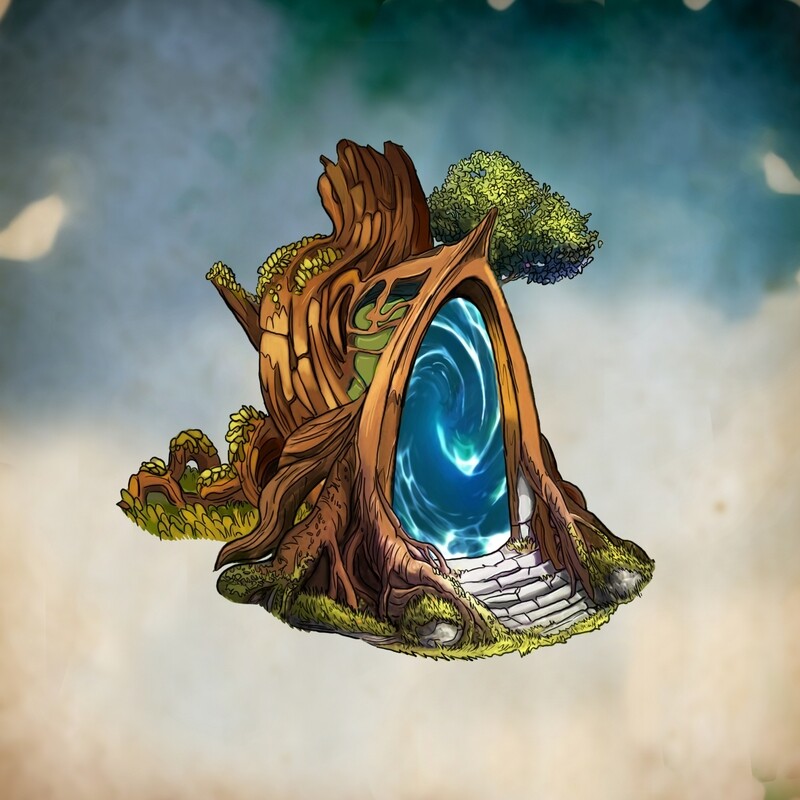 Portal der verwunschenen Birke | Fantasy Forest | Tabletop