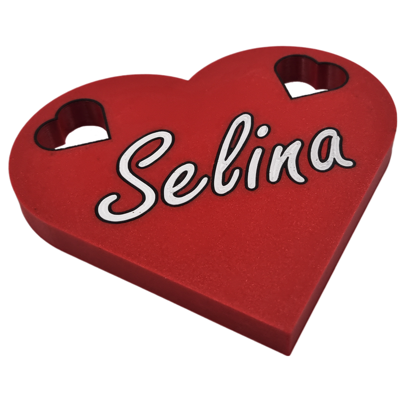 Herz mit Wunschtext Unikat Liebesbeweis Valentinstag Liebe Name 