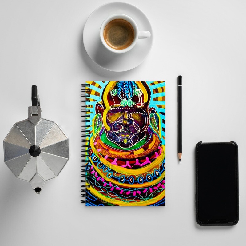 "Radiant Maasai Woman" Spiral Notebook