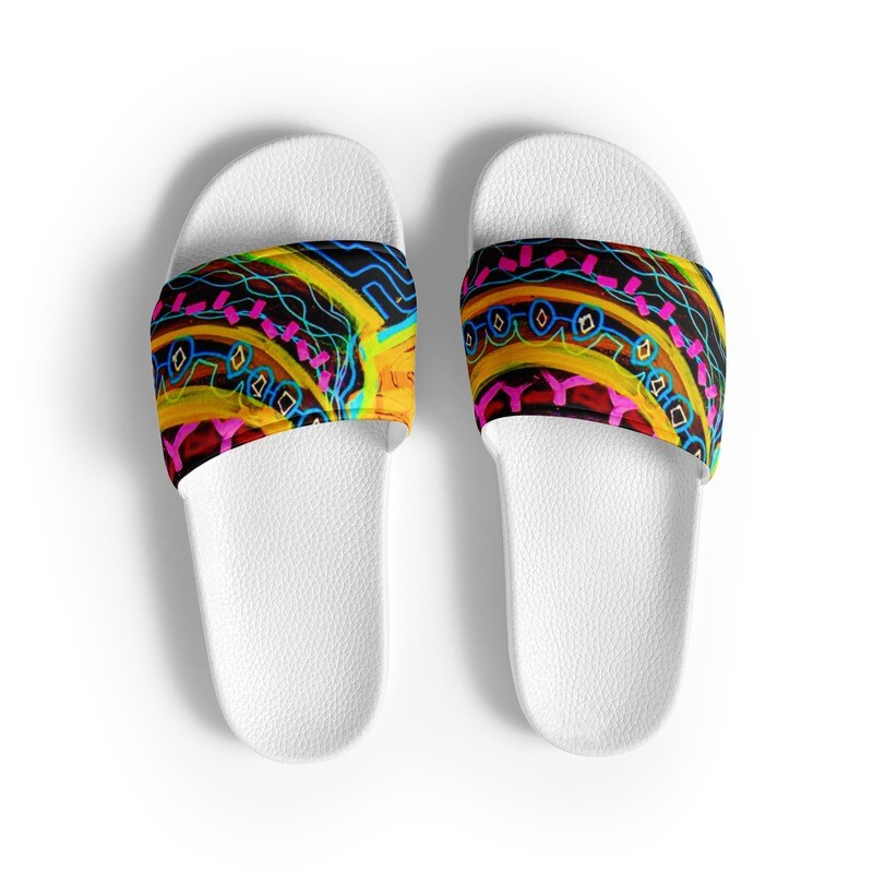 "Radiant Maasai Woman" Women's Slides