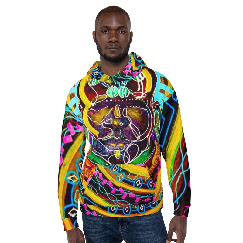 "Radiant Maasai Woman" Unisex Hoodie