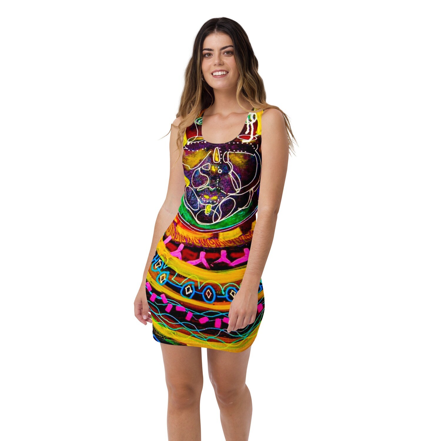 "Radiant Maasai Woman" Dress