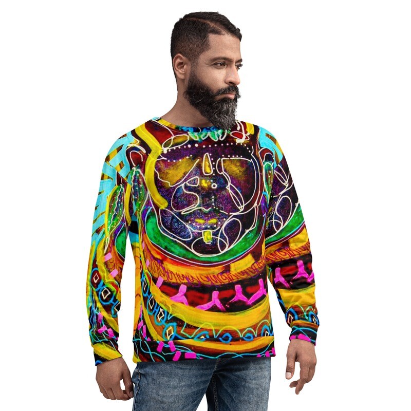 "Radiant Maasai Woman" Unisex Sweatshirt