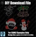 Christmas Minis for Stockings or Masks Christmas Download File - CAMS/ProSpangle