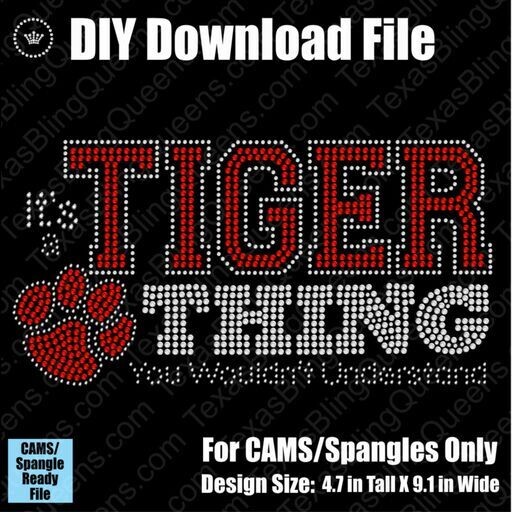 It's a Tiger Thing Mascot Download File - CAMS/ProSpangle