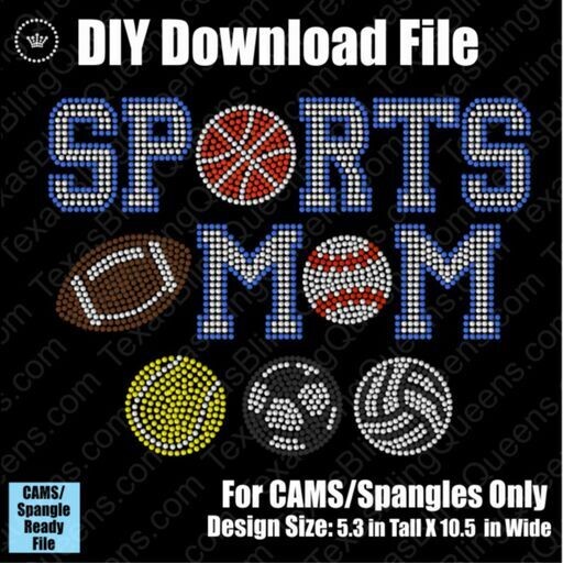 Sports Mom with Balls Download File - CAMS/ProSpangle