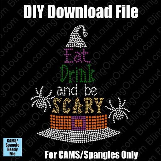 Eat, Drink, and Be Scary Halloween Download File - DSG for CAMS/ProSpangle/Elite