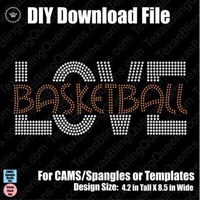 Love Basketball #2 Download File - CAMS/ProSpangle or Templates