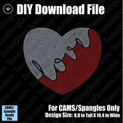 Valentines's Heart Love Script Download File - CAMS/ProSpangle