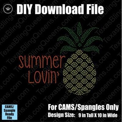 Summer Lovin' Pineapple Download File - CAMS/ProSpangle