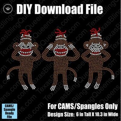 Sock Monkey Combo Download File - CAMS/ProSpangle