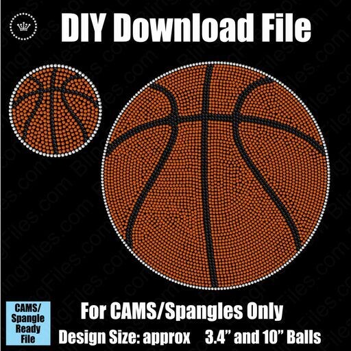 Basketballs - 3.4 inch and 10 inch DSG Download File - DSG for CAMS/ProSpangle/Elite