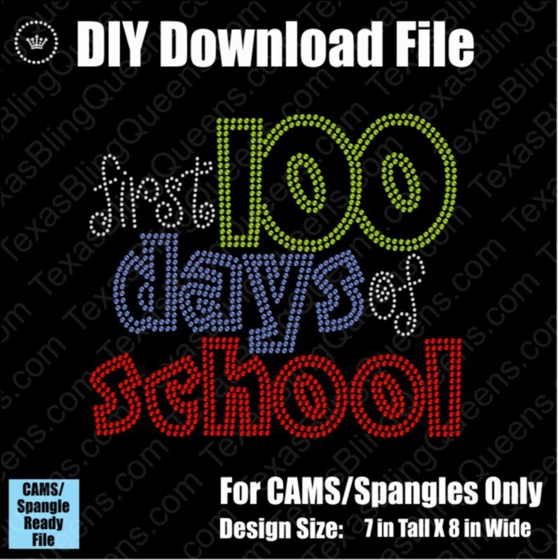 100 Days of School Combo Teacher Download File - CAMS/ProSpangle