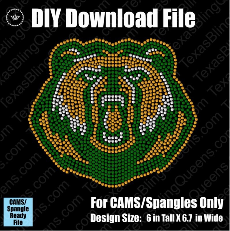 Bears Grizzlies Mascot Download File - DSG for CAMS/ProSpangle/Elite