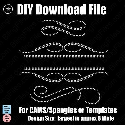 Flourish Simple Elements Pack DSG Download File - CAMS/ProSpangle