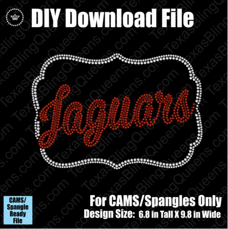 Jaguars Name Frame Mascot Download File - CAMS/ProSpangle
