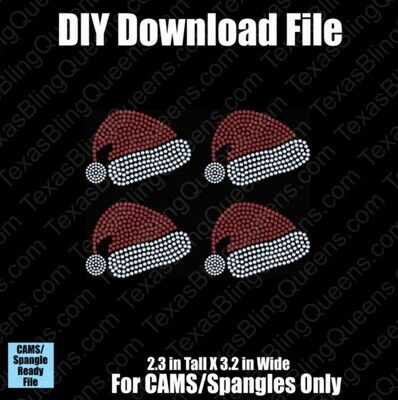 Santa Cap Minis Christmas Download File - CAMS/ProSpangle