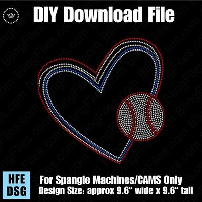 Multi Line Heart Sports BUNDLE Download Files - CAMS/ProSpangle