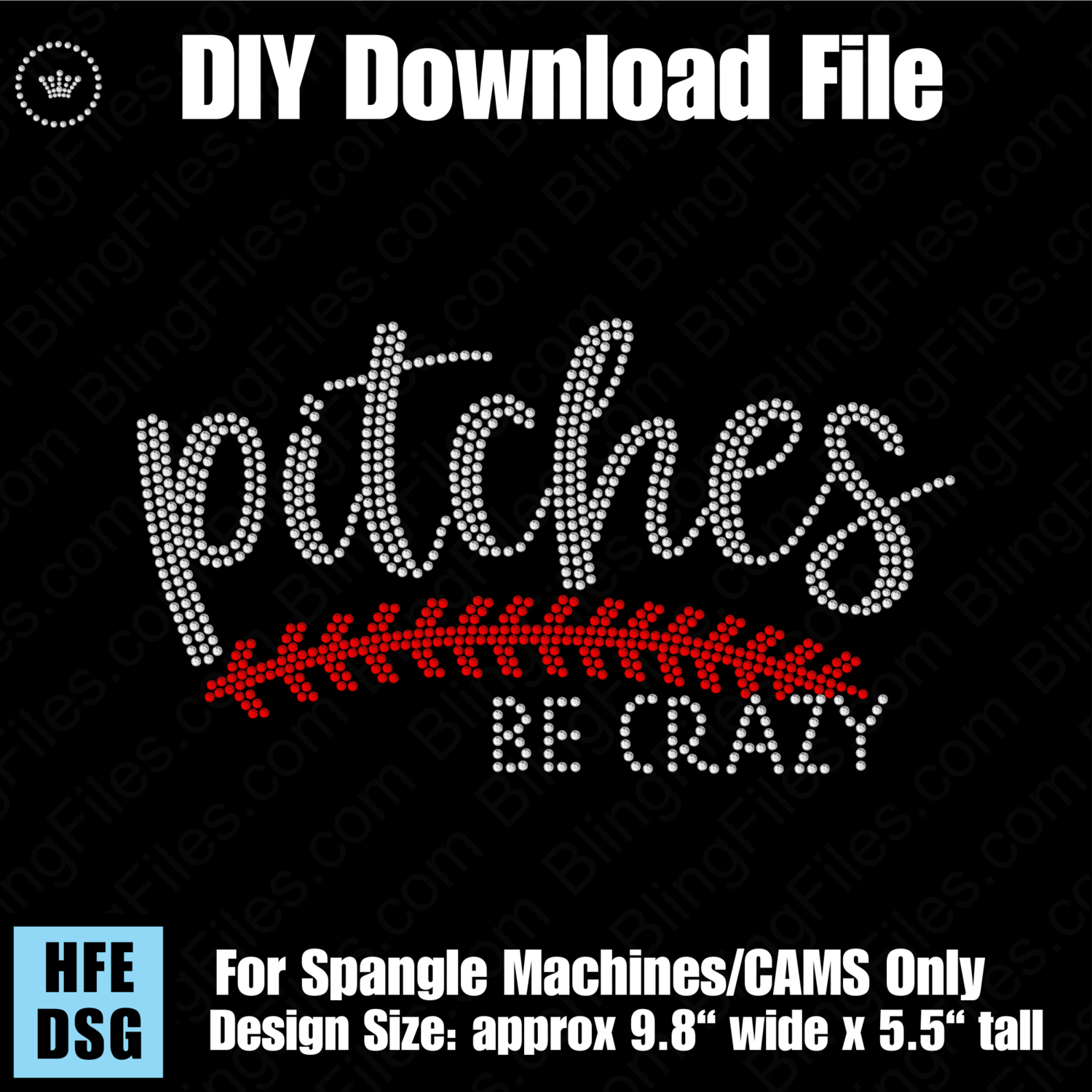 Pitches Be Crazy, Pitches Please Baseball BUNDLE DSG Download File - CAMS/ProSpangle